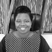 Picture of Gertrude Dzifa Torvikey in black and white