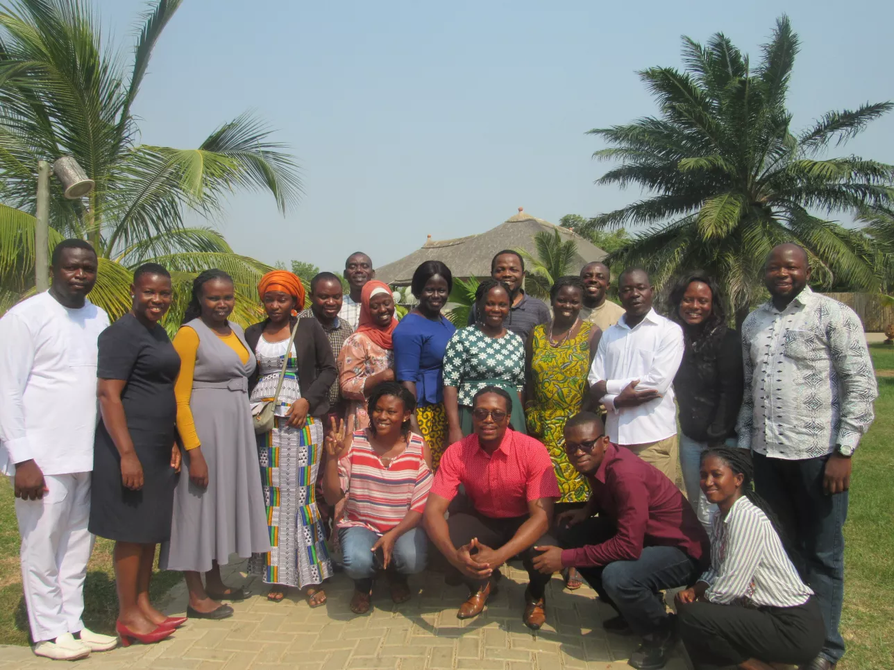 Group photo with the participants from the methodology course in Ghana. Photo